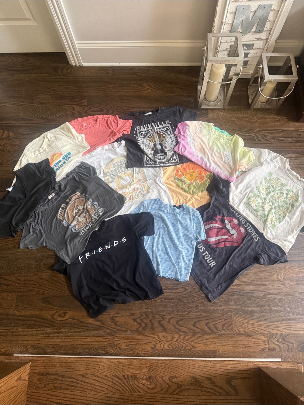 Mixed Graphic Tee Bundle - Assorted Colors